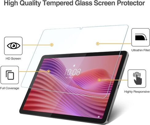 Procase 2 Pack Screen Protector لـ Lenovo Tab 10.1 inch 2025 TB311FU/TB311XU ، حارس فيلم زجاجي مقسى لـ Lenovo Tab 10.1 "2025 الإصدار in Saudi Arabia
