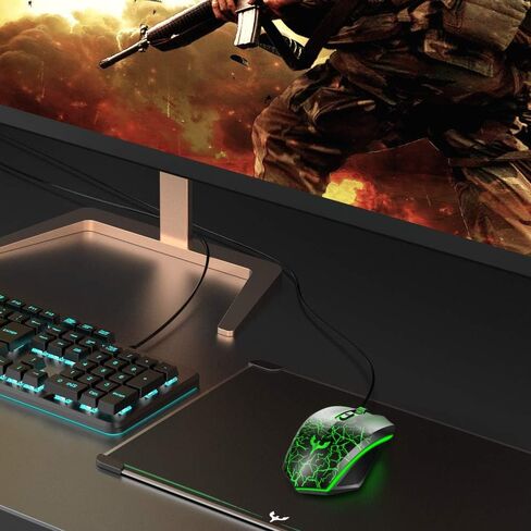 Blade Hawks Gaming Mouse Wired, [Chroma RGB Backlit] [7 Programmable Buttons] [6 DPI Adjustable], Ergonomic Optical Gaming Mice for PC, Computer, Laptop, Desktop, Windows- GM-X6 in Saudi Arabia