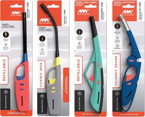 MK Multi Classic Candle Livers - 4 PC Family Pack ، مثالي للشموع والتخييم والاستخدام في الهواء الطلق in Saudi Arabia