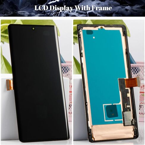 OLED لـ Google Pixel 7 Pro Screen Replacement for Google Pixel 7 Pro LCD Display GP4BC GE2AE LCD Digitizer Screen Assection Black مع إطار (مع وظيفة بصمة) in Saudi Arabia