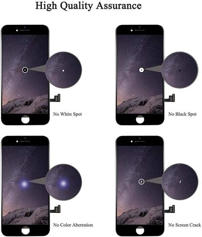 استبدال الشاشة لـ iPhone 5C Black 4.0 بوصة مع سماعة الأذن والكاميرا الكاملة التجميع 3D Touch LCD Display Displizer Praption بديل مع مجموعة أدوات الإصلاح ، واقي الشاشة in Saudi Arabia