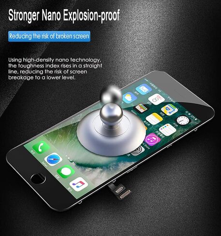 استبدال الشاشة لـ iPhone 5C Black 4.0 بوصة مع سماعة الأذن والكاميرا الكاملة التجميع 3D Touch LCD Display Displizer Praption بديل مع مجموعة أدوات الإصلاح ، واقي الشاشة in Saudi Arabia