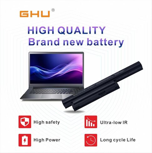 بطارية GHU الجديدة VGP-BPS35 متوافقة مع سلسلة Sony VAIO fit 14E, 15E SVF1521A2E SVF15217SC SVF14215SC SVF15218SC SVF15216SC SVF152A24T SVF152A25T SVF152A27T VGP-BPS35A vgpbps35a in Kuwait