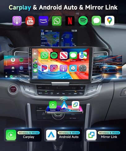 DSP Android 13 Radio for Honda Accord 2.4L 2013-2015 ، 【8Core 6GB+128GB】 CAR STEREO 5.0BLUETOOTH in Kuwait