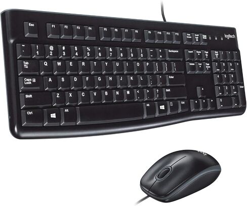 Logitech MK120 Wired USB Keyboard Mouse Desktop Combo in Saudi Arabia