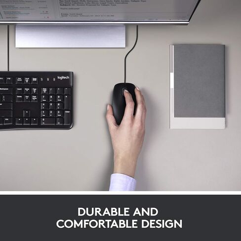 Logitech MK120 Wired USB Keyboard Mouse Desktop Combo in Saudi Arabia