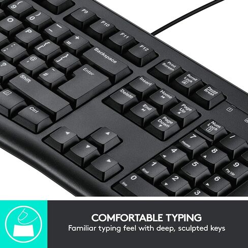 Logitech MK120 Wired USB Keyboard Mouse Desktop Combo in Saudi Arabia