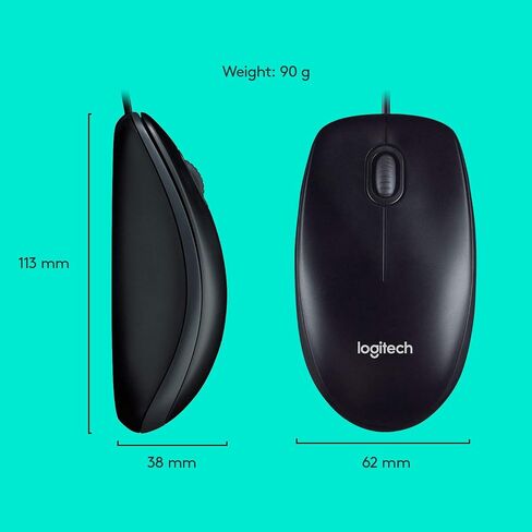 Logitech MK120 Wired USB Keyboard Mouse Desktop Combo in Saudi Arabia