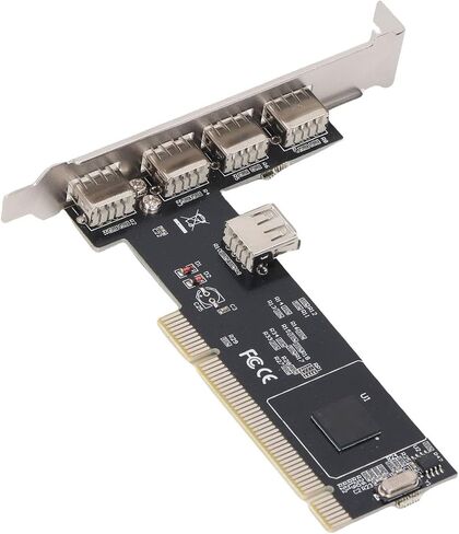 yunseity PCIe to USB 2.0 بطاقة توسيع ، وحدة تحكم محول USB 2.0 INTROM in Kuwait