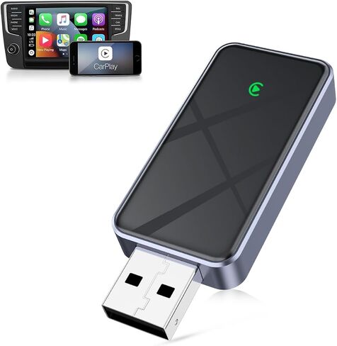 محول CarPlay اللاسلكي - Carplay Wireles Dongle Plug & Play Seamless Fast Response Connection for Apple iPhone iOS 10+ & Cars from 2017+ in Kuwait