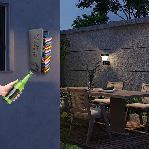 4 "x4" x16 "يمكن أن يكون حاملًا باردًا مع فتاحة الزجاجة ، ومنظم تخزين Beer Can Sleeves وموزع لبار العائلة المنزلي ، Metal (Bar) in Saudi Arabia