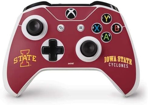 ألعاب Skinit Scenit Gaming متوفرة مع جهاز التحكم في Xbox One S - تصميم ولاية Iowa مرخصة رسميًا in Saudi Arabia