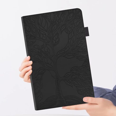 السفر على جهاز لوحي متوافق مع Kindle Fire 7 Case 2022 12th Pu Leather Flip Wallet Wallet Tree of Life Tablet Case Card Slot Tablet Cover Cover Protection (SV in Kuwait