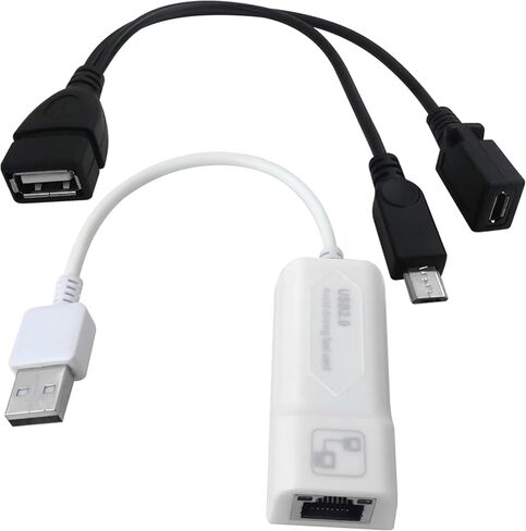 2025 تم ترقية محول USB Ethernet LAN لعصا النار (الجنرال الثاني) أو تلفزيون النار (الجنرال الثالث) أو 4K Firestick in Kuwait