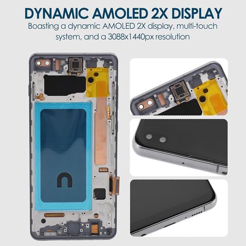 لـ S10 Plus ، استبدال مجموعة أرقام S10+ OLED LCD لـ S10 Plus G975F G975U G975W G975A ، 6.4 بوصة (أسود) in Saudi Arabia