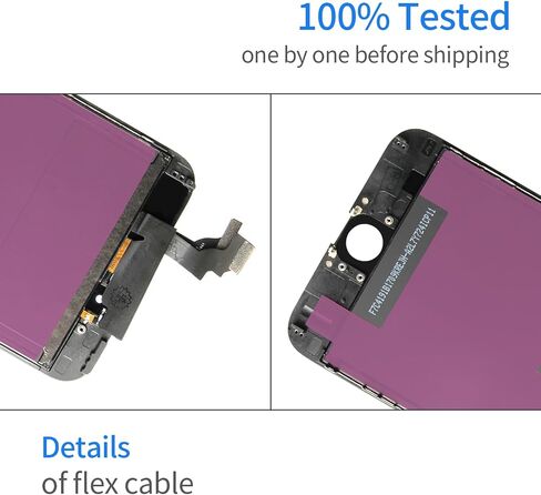 A-MIND for iPhone 6 Plus Screen Replacement, LCD Screen for iPhone 6 Plus A1522 A1524 5.5" LCD Display Touch Digitizer Panel Full Assembly Kits with Tools (White) in Saudi Arabia