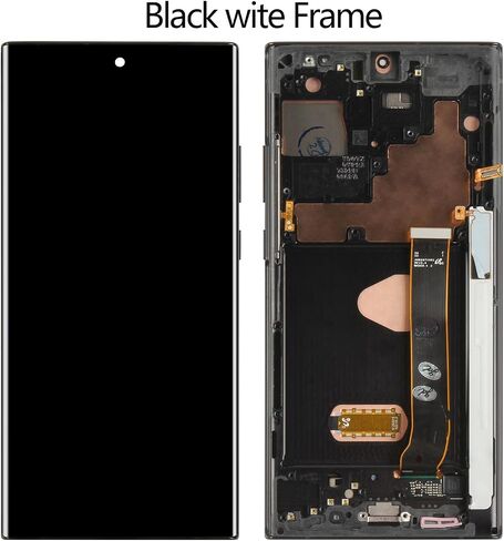 OLED for Samsung Galaxy Note 20 Ultra 5G Screen Replacement Kit for Samsung Galaxy Note 20 Ultra 4G SM-N985 SM-N986 LCD Screen Display Touch Digitizer Assembly Repair Parts Kit (Black with Frame) in Saudi Arabia