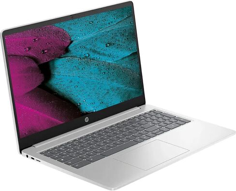 HP 15.6" Chromebook Laptop, Quad-Core Intel Celeron Processor N200(> N4500) 8GB RAM, 192GB eMMC Storage(64GB eMMC+128GB SD Card), Wi-Fi6, Bluetooth, Chrome OS, Long Battery Life, Natural Silver in Saudi Arabia