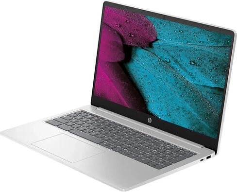 HP 15.6" Chromebook Laptop, Quad-Core Intel Celeron Processor N200(> N4500) 8GB RAM, 192GB eMMC Storage(64GB eMMC+128GB SD Card), Wi-Fi6, Bluetooth, Chrome OS, Long Battery Life, Natural Silver in Saudi Arabia