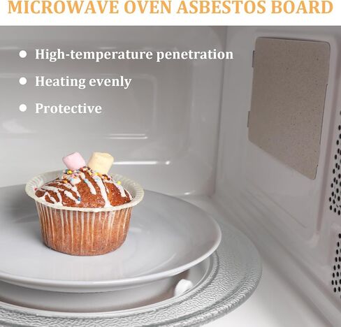 Giantree 5 Microwave Waveguide Covers, Universal Mica Sheet Microwaves Oven Accessories, Insulation for Home Office Kitchen Ultra-Thick Microwaves Oven Parts Microwave Cover Cutable Mica Board in Saudi Arabia