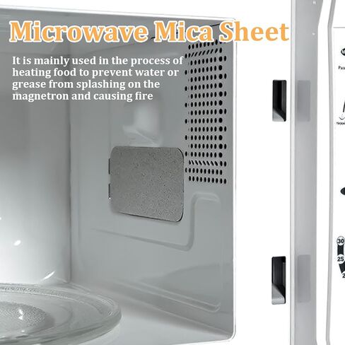 Giantree 5 Microwave Waveguide Covers, Universal Mica Sheet Microwaves Oven Accessories, Insulation for Home Office Kitchen Ultra-Thick Microwaves Oven Parts Microwave Cover Cutable Mica Board in Saudi Arabia