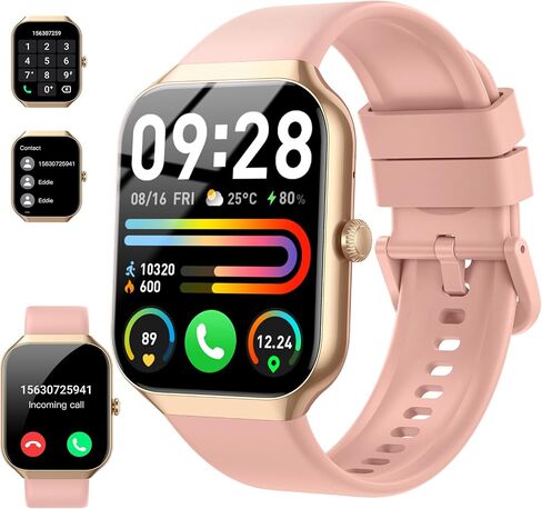 Motast Smart Watch (الإجابة/إجراء مكالمة) ، ساعة ذكية HD للرجال ، عداد الخطى in Kuwait