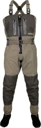 Paramount Outdoors Deep Eddy Zippered Breathable Stockingfoot Chest Fishing Wader in Saudi Arabia