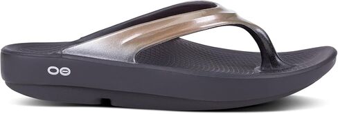 OOFOS Women's Oolala Thong, Black/Latte, 5 M US in Saudi Arabia
