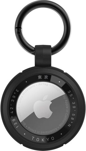 OtterBox Rugged Series Case for Apple AirTag - Secure & Protective Holder, Easy Installation & Snug Fit, Incudes Durable Carabiners (Icecap) in Kuwait