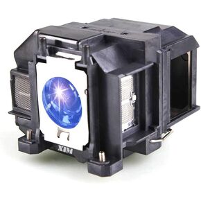 XIM ELPLP67 مصباح استبدال متوافق مع EPSON W12 S12 EX5210 EX7210 EX3210 EX3212 VS210 VS220 X12 707 710HD 750HD EB-S01 EB-S110 EB-C20X EB-C45W EB-C05S EB-C26SH in Kuwait