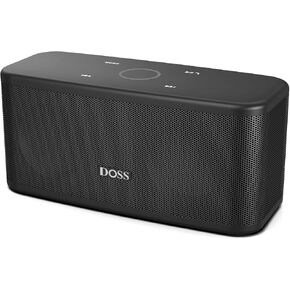 DOSS SoundBox Plus Portable Bluetooth Speaker with 16W Stereo Sound-White in Kuwait