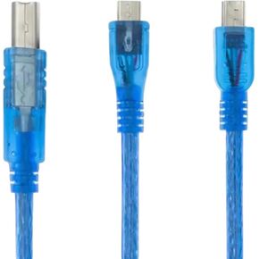 30Cm USaB Cable for R3/Nano/Mega/Leonardo/Pro Micro/Due Blue High A Type USaB/Mini USaB/Micro USaB Cable for in Kuwait