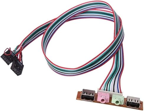 كابل سماعة الأذن 2 مقبس منفذ USB in Saudi Arabia