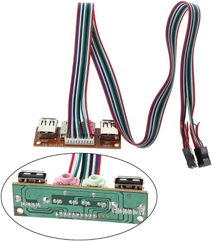 كابل سماعة الأذن 2 مقبس منفذ USB in Saudi Arabia