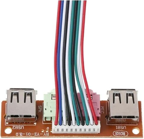 كابل سماعة الأذن 2 مقبس منفذ USB in Saudi Arabia