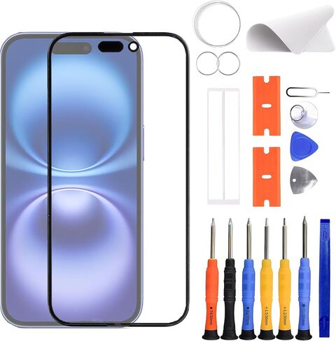 New Touch Screen Digitizer Replacement Compatible with iPhone 16 [6.1 inch] A3287, A3081, A3286, A3288 with Specialized Repair Tools Kit. (No LCD Digitizer)-with OCA Adhesive in Saudi Arabia