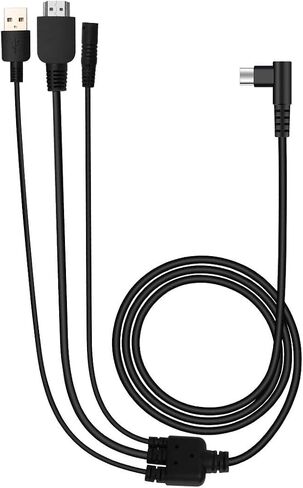 3-in-1 Cable for KAMVAS Pro 12/13/16 Graphics Drawing Monitor with HDMI, AC and USB Cables for Tablet Kamvas in Saudi Arabia