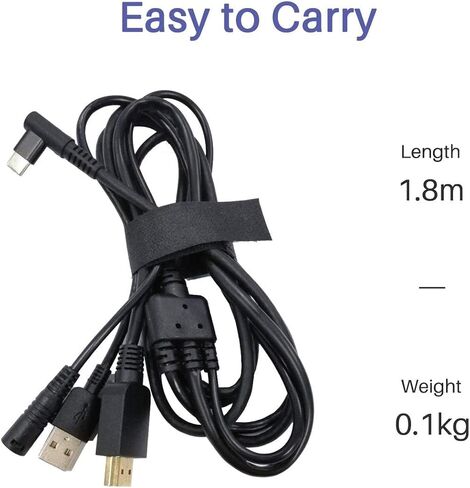 3-in-1 Cable for KAMVAS Pro 12/13/16 Graphics Drawing Monitor with HDMI, AC and USB Cables for Tablet Kamvas in Saudi Arabia