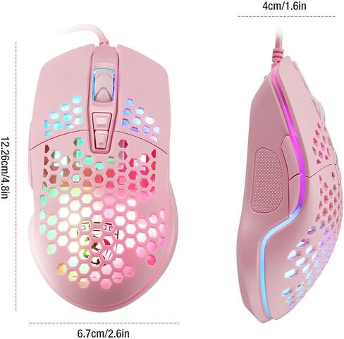 SANOXY RGB Gaming Mouse 6400 DPI USB Flowing Backlit in Saudi Arabia