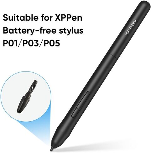 Xppen Deco 640 رسم قرص رسم مع 16384 مستويات الضغط ، قلم خالٍ من البطارية 6 * in Saudi Arabia