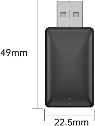 MAX=TECH - Compact Wired to Wireless Adapter for Carplay and Android Auto, with USB Type A and C Adapters - 2 in 1 - Fast Reliable and Easy to Use - All Car Models in Saudi Arabia
