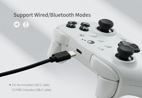 GuliKit ES PRO Wireless Controller for PC, Switch 2, Switch & Android, 3.25ms Ultra-Low Latency, Patented 4000-level TMR Anti-Drift Joysticks, 30-Hour Battery, Wake-Up Support - Black in Saudi Arabia
