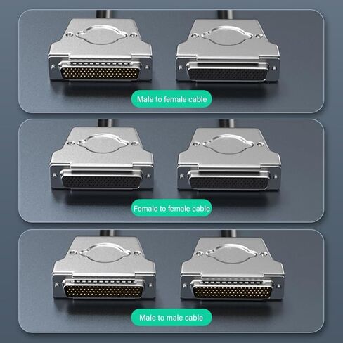 DB78 Male to Female Serial Port Cable Fast Speed SCSI Data Cord for Industrial in Kuwait
