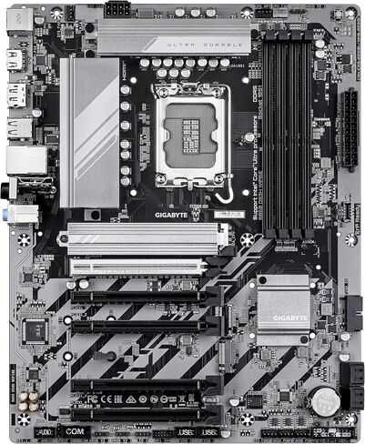 GIGABYTE B860 DS3H WIFI6E Motherboard - Intel Core Ultra Series CPUs, 8+1+2+2 Phases VRM, up to 9066MHz DDR5, 1xPCIe 5.0 + 1xPCIe 4.0 M.2, 2.5GbE LAN, WiFi 6E, USB 3.2 Gen 2x2 in Saudi Arabia
