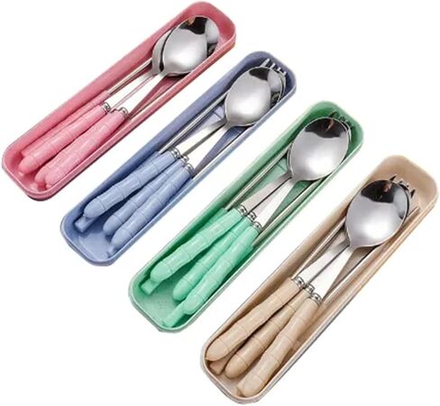 مجموعة فضية سفر من 3 قطع مع حالة - مائدة محمولة للعمل ، والتخييم ، والمكتب ووجبة الغداء (Beige) in Saudi Arabia