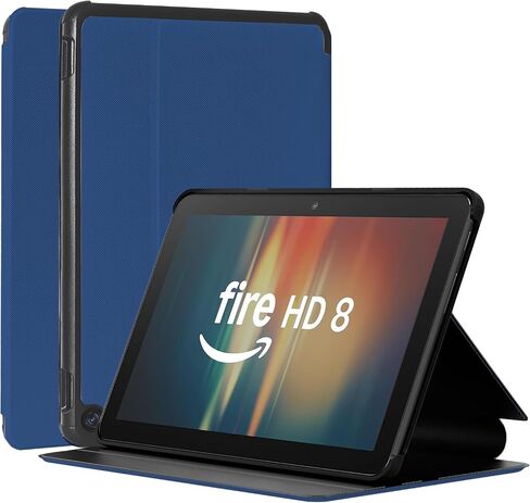 New Fire HD 8 Tablet Case & 2024 Fire HD 8/Plus/Kids Pro Tablet Case.Black in Kuwait