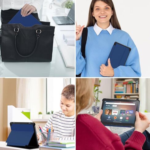 New Fire HD 8 Tablet Case & 2024 Fire HD 8/Plus/Kids Pro Tablet Case.Black in Kuwait