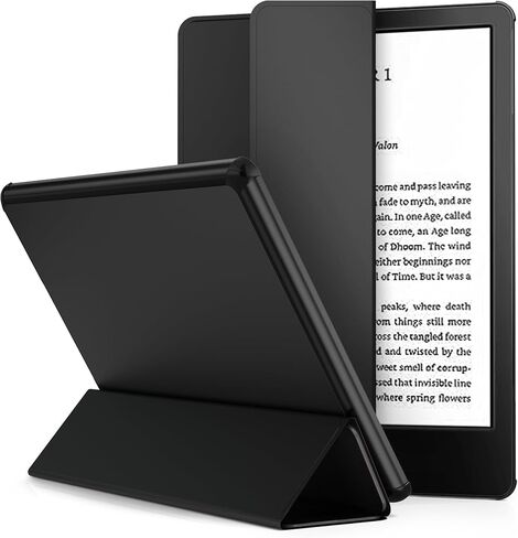 تم إصدار Case for Kindle Paperwhite 11th Generation و Signature Edition 2021 ، وهو غطاء ذكي للغاية من Leather Trifold Pu مع النوم التلقائي والاستيقاظ ، حالة الحماية المتميزة ، الذهب الوردي in Saudi Arabia