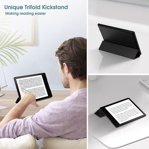 تم إصدار Case for Kindle Paperwhite 11th Generation و Signature Edition 2021 ، وهو غطاء ذكي للغاية من Leather Trifold Pu مع النوم التلقائي والاستيقاظ ، حالة الحماية المتميزة ، الذهب الوردي in Saudi Arabia