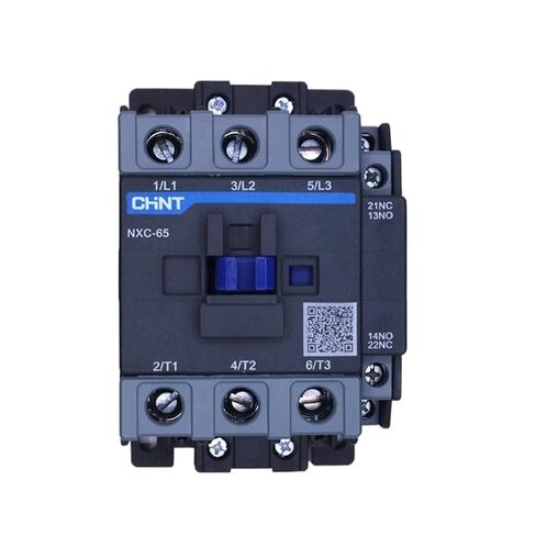 CHNT CHINT AC Contactor NXC-65 Industrial Magnetic Contactor 3 Phase 65A Din Rail Contactor AC 220V 380V New for CJX2-6511 (Color : NXC-65 220V) in Kuwait